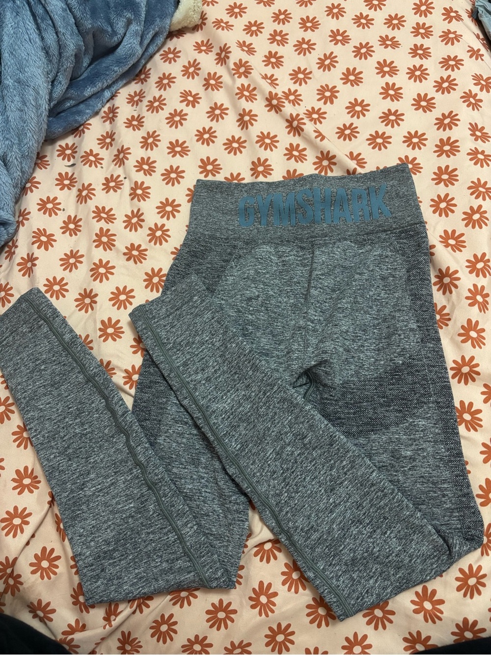 Gymshark Girls' Grey Seamless High-Waist Leggings